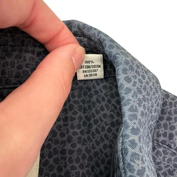 Ben Sherman Long Sleeve Button Down in Floral Print. Size 16- Neck/ 34-35 - Picture 5 of 12